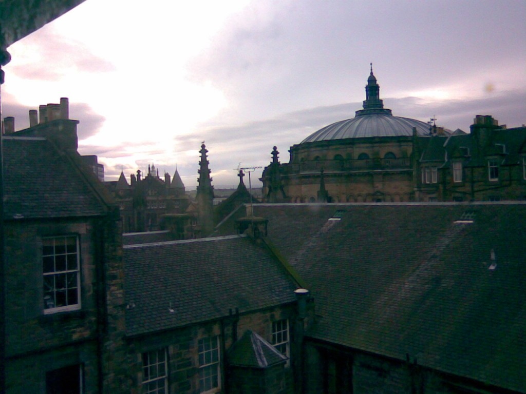 Edimburgo vista da casa di Paolo e Luna